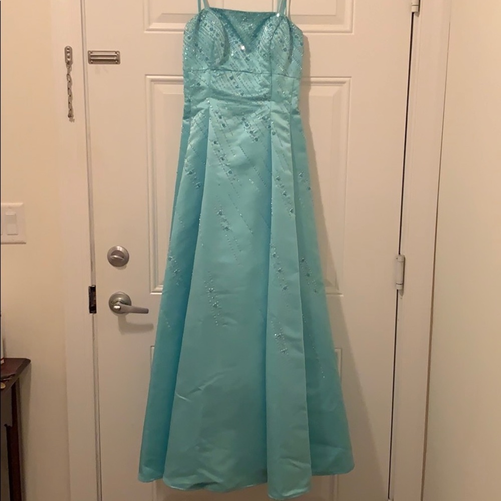 Vintage Faviana Couture Prom Strapless Dress